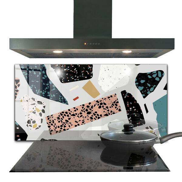 Sticlă pentru bucătărie Terrazzo Granit Terrazzo