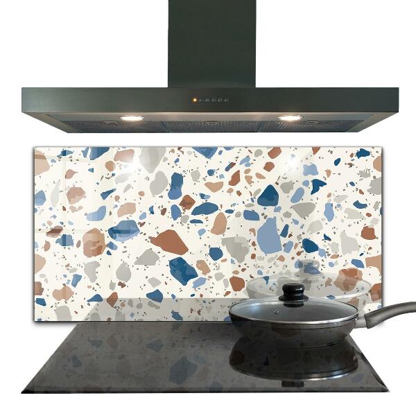 Sticlă bucătărie Terrazzo Piatră de Terrazzo