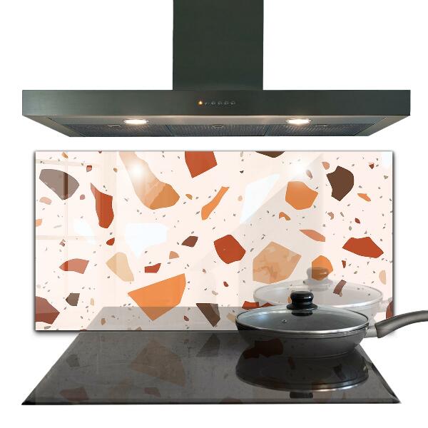 Sticlă bucătărie Terrazzo Piatră de Terrazzo