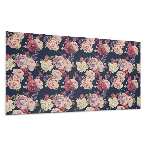 Panou perete Model floral pe fundal