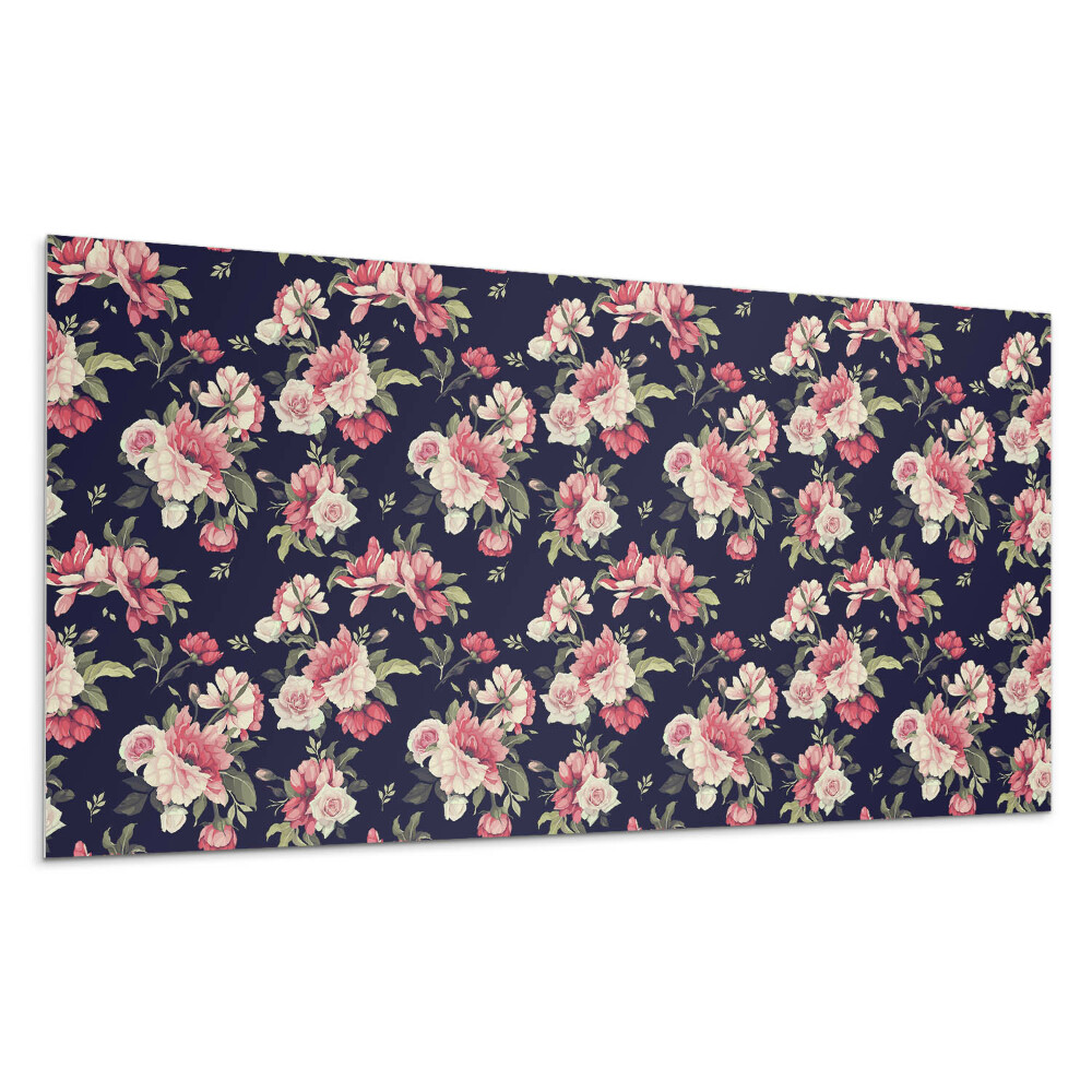 Panou decorativ pvc Model floral pe fundal
