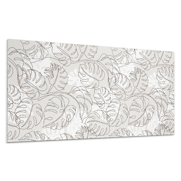 Panou decorativ Model de frunze liniare