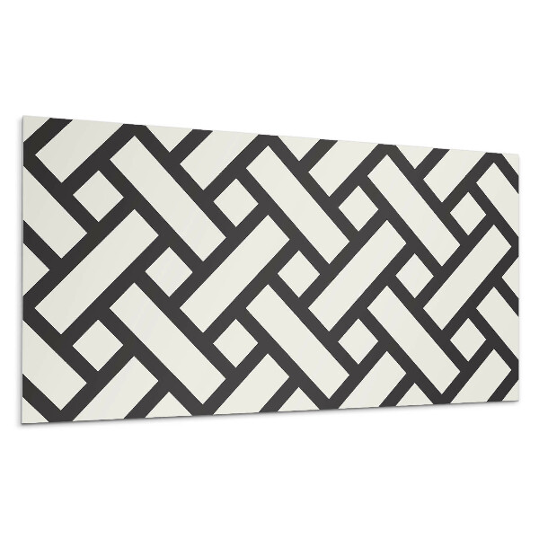 Panou de perete Model geometric împletit