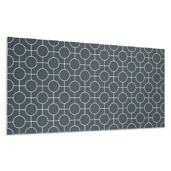 Panou de perete Model geometric de cercuri și linii