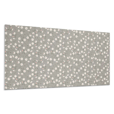 Panou de perete Model floral pe fundal