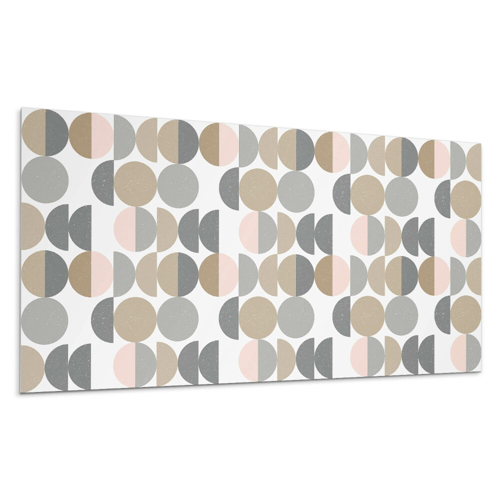 Panou decorativ pvc Geometria cercurilor și semicercurilor