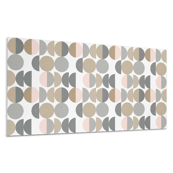 Panou decorativ pvc Geometria cercurilor și semicercurilor