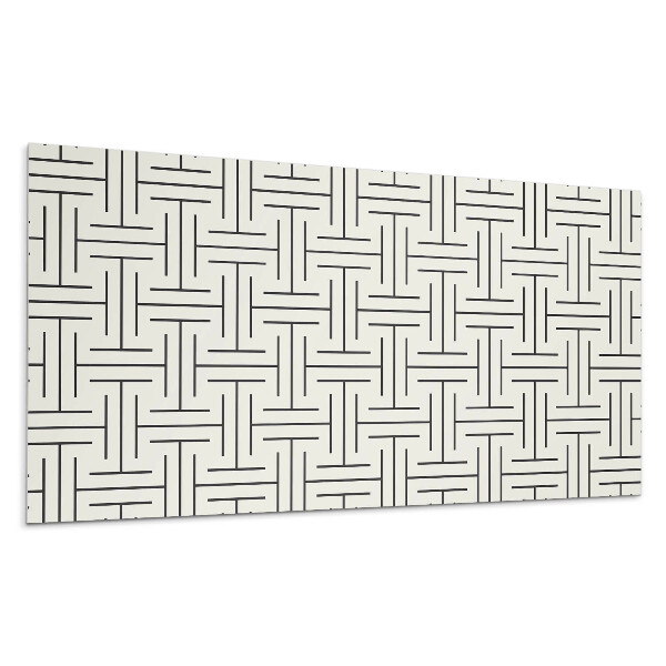 Panou de perete Model geometric în carouri
