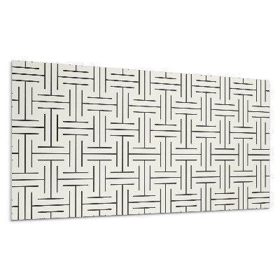 Panou de perete Model geometric în carouri