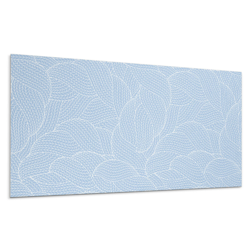 Panou perete Model de frunze în valuri