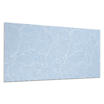 Panou perete Model de frunze în valuri