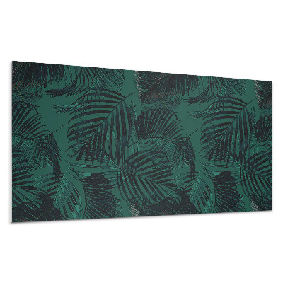 Panou decorativ pvc frunze de palmier pe fundal