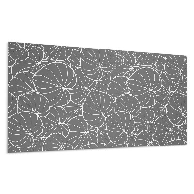 Panou de perete Frunze într-un model delicat