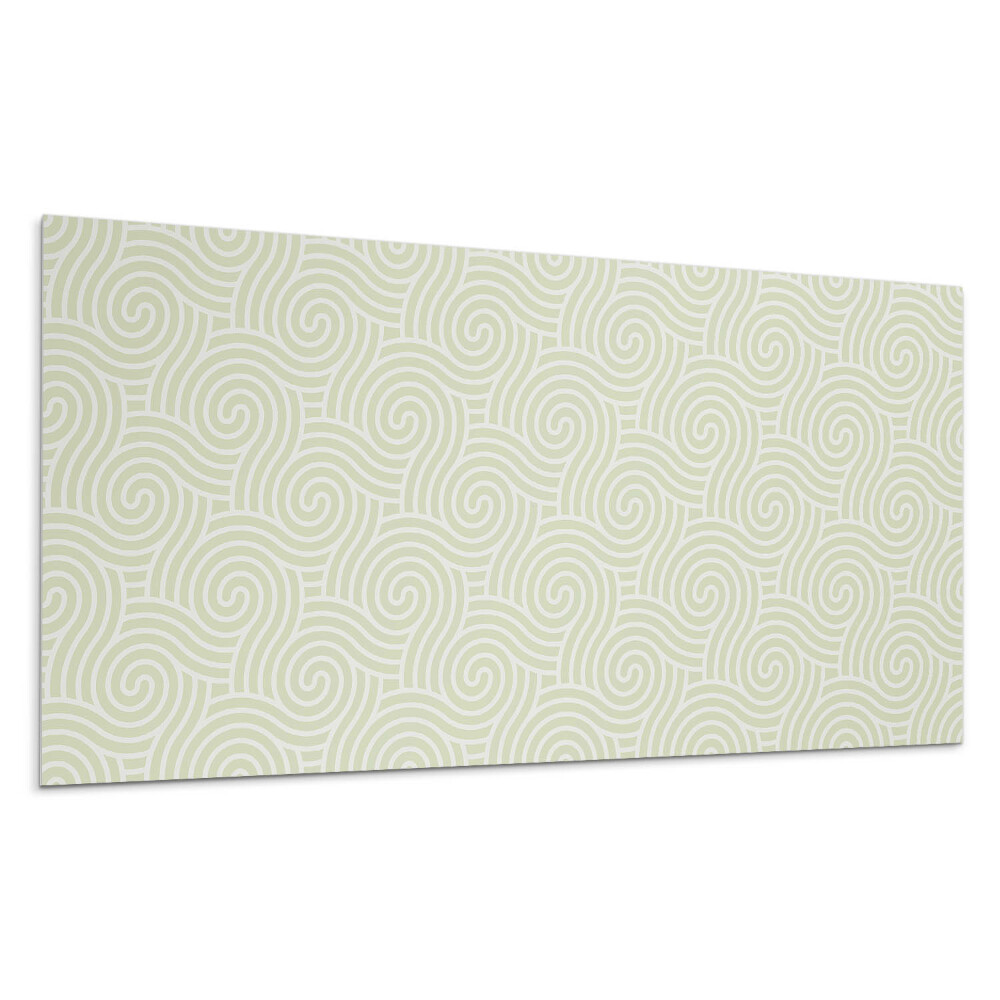 Panou de perete Valuri într-un model spiralat