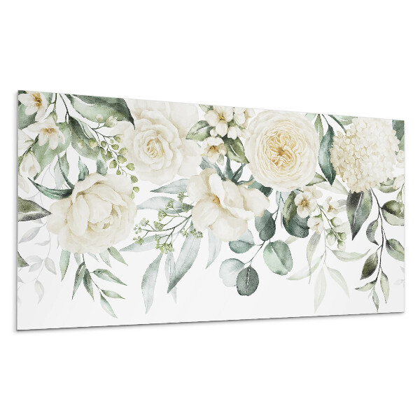 Panou perete Model floral cu frunze