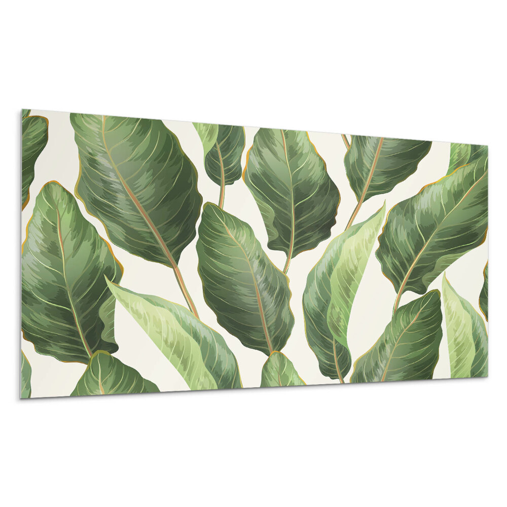 Panou decorativ Frunze în stil tropical