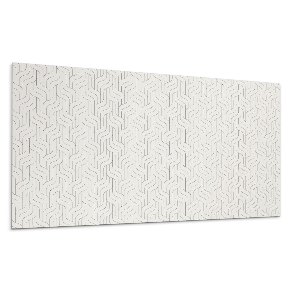 Panou perete Valuri într-un aranjament geometric