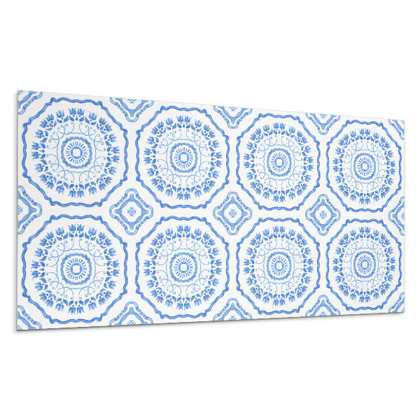 Panou decorativ pvc Motiv floral într-un cerc
