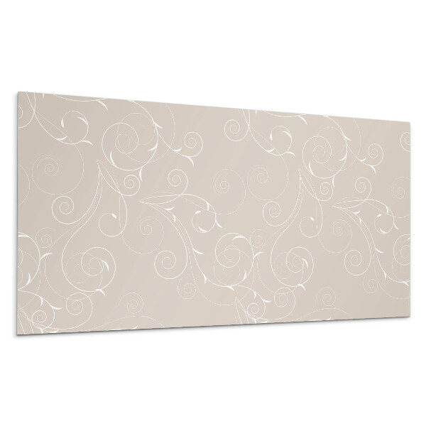 Panou decorativ Spirale și frunze delicate