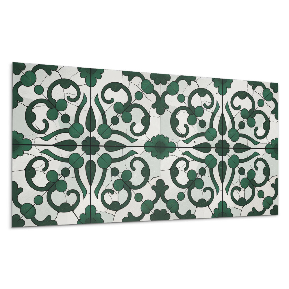 Panou de perete Model de plante cu ornamente