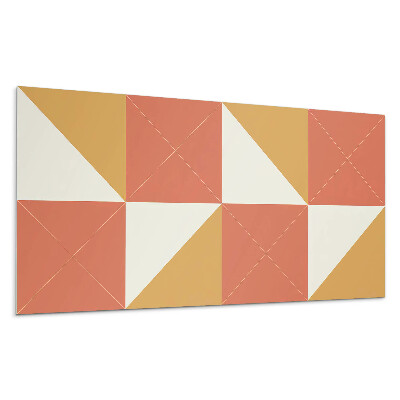 Panou decorativ pvc Geometrie în tonuri calde