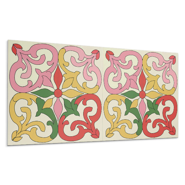 Panou perete Model floral cu ornamente