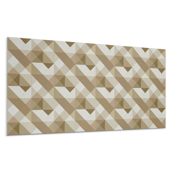 Panou decorativ pvc Geometrie în tonuri de pământ