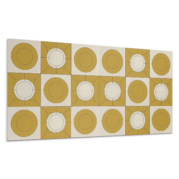 Panou perete Model geometric cu cercuri