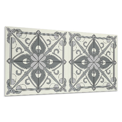 Panou perete Model floral cu simetrie