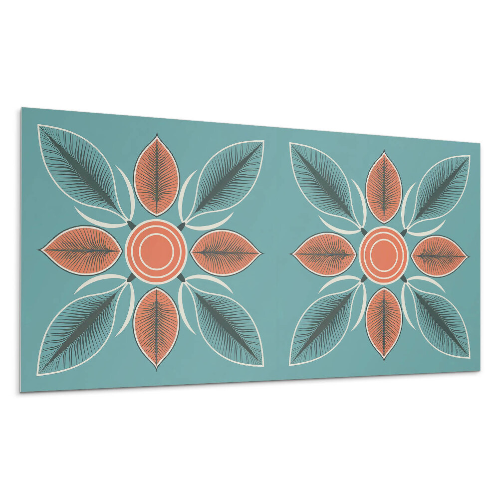 Panou perete Model floral cu frunze