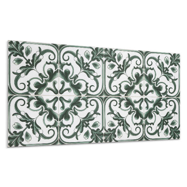 Panou decorativ pvc Model de plante în pătrate