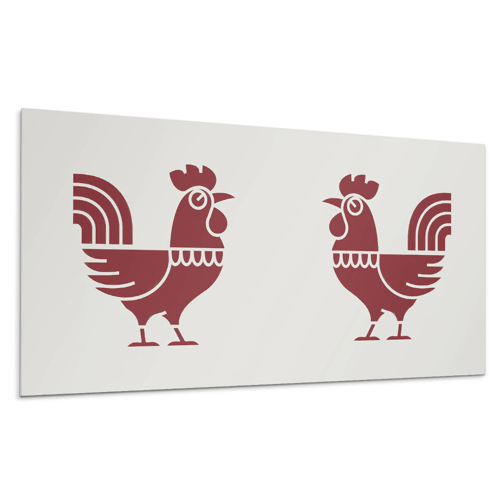 Panou perete Cocoș stilizat în grafică