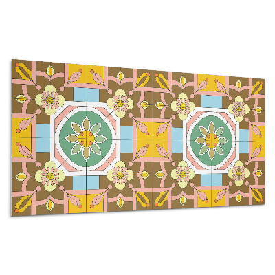 Panou decorativ Model floral pe fundal