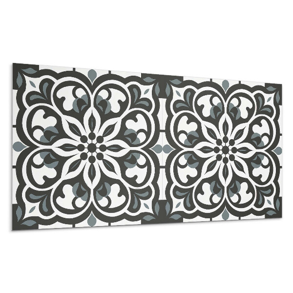 Panou perete Model floral cu ornamente