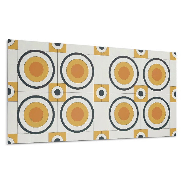 Panou decorativ pvc Geometria cercurilor și pătratelor