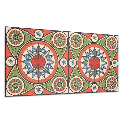 Panou decorativ pvc Model simetric cu flori