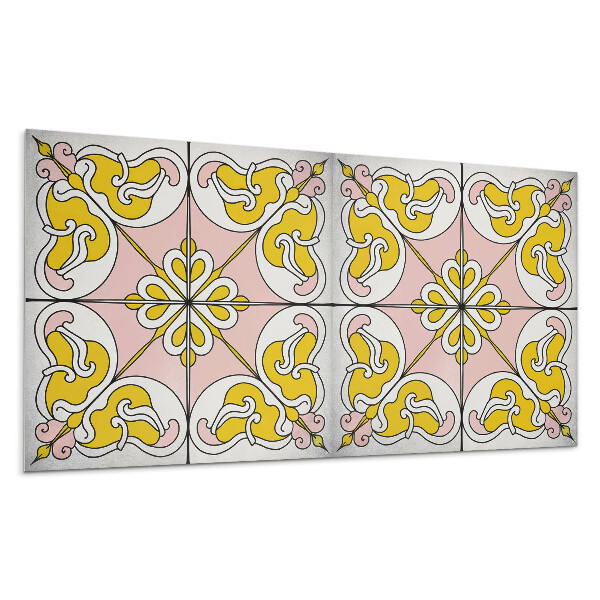 Panou decorativ pvc Model floral în plăci