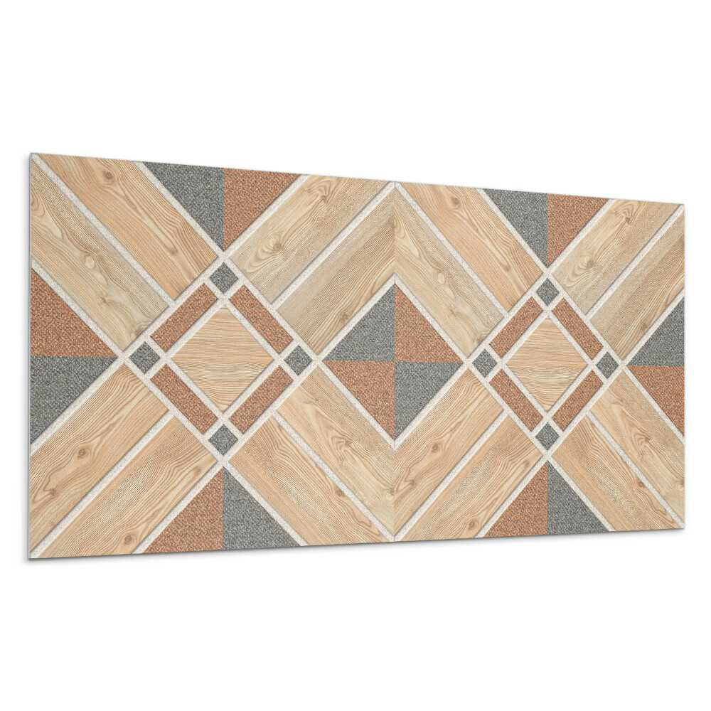 Panou perete Model geometric cu lemn