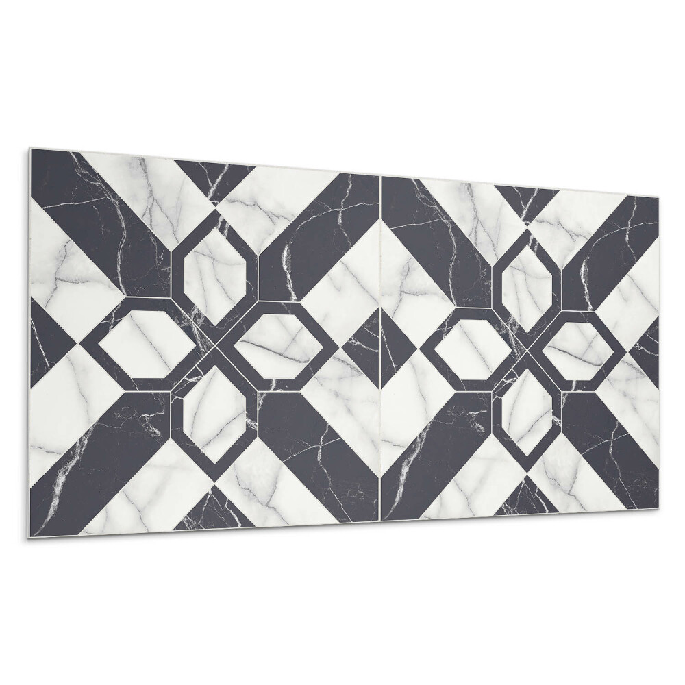 Panou de perete Model geometric de marmură