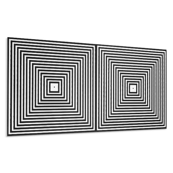 Panou decorativ pvc Linii concentrice în pătrate