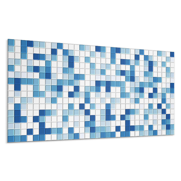 Panou decorativ pvc Mozaic în nuanțe de albastru