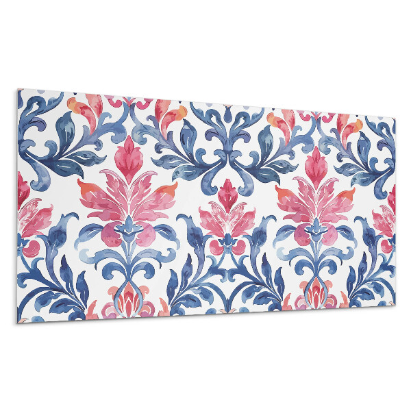 Panou decorativ bucatarie Model floral pe fundal