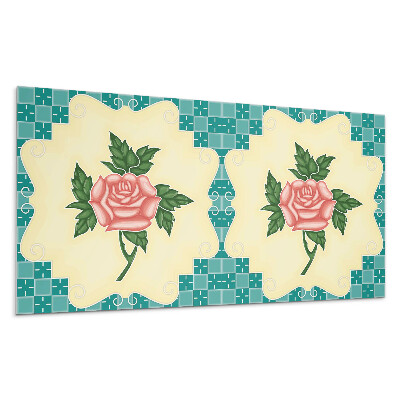 Panou decorativ Aranjament floral cu trandafiri