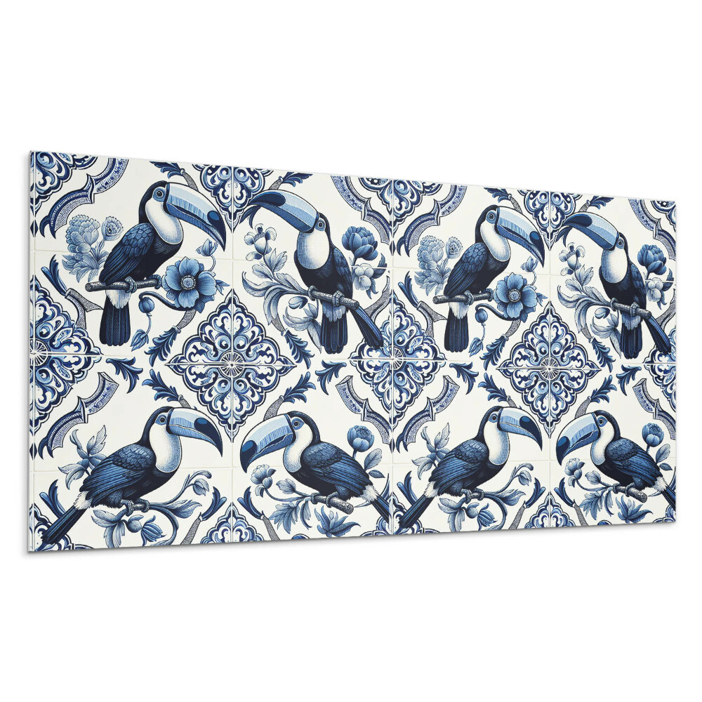 Panou decorativ Tucan pe plăci decorative