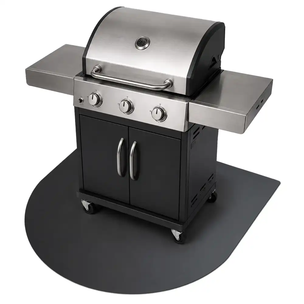 Covoraș din tablă pentru grătar model semioval 100x100 cm