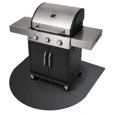Covoraș din tablă pentru grătar model semioval 100x100 cm