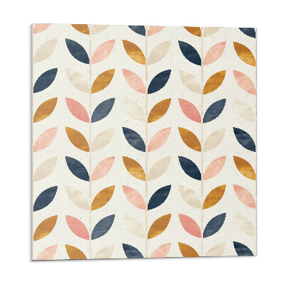 Panou decorativ pvc Aranjament de frunze în rânduri armonioase