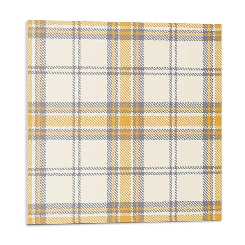 Panou decorativ Model în carouri cu linii geometrice