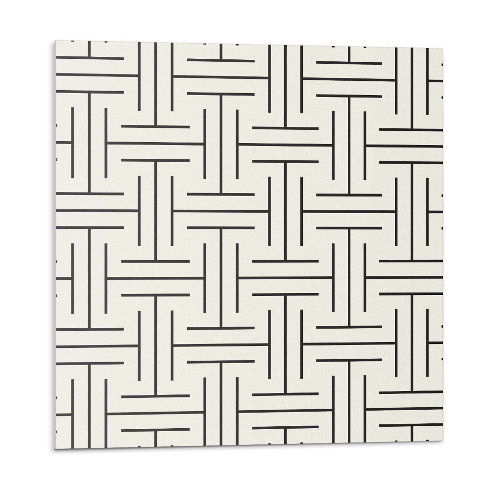 Panou perete Motiv geometric în carouri