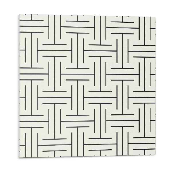 Panou perete Motiv geometric în carouri